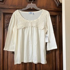 NWT IZOD with hand stitching tops